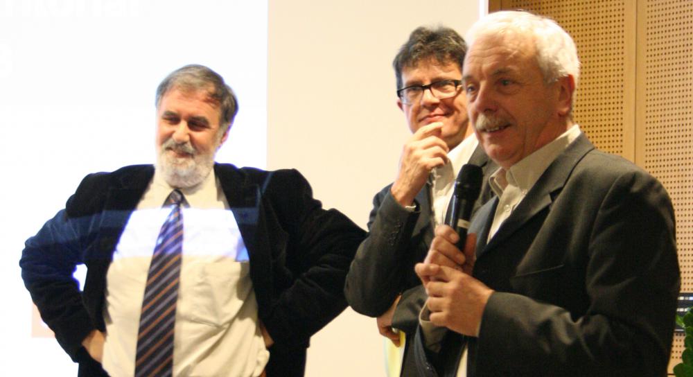 Didier Somen avec Jean Luc Cantaloube et Sylvian Cals